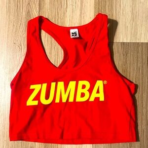 Zumba fitted crop top